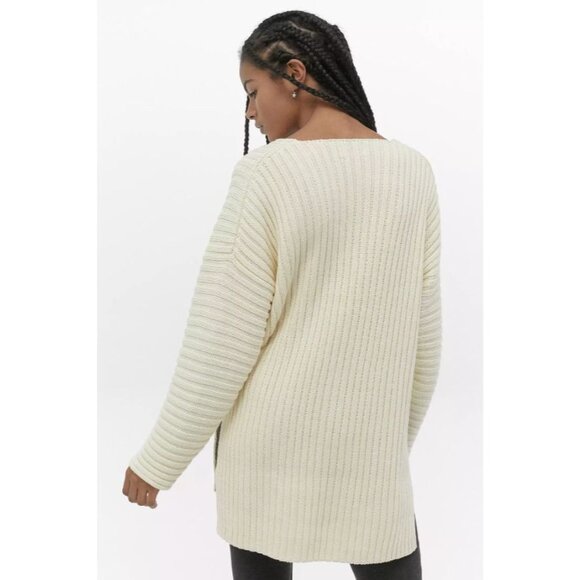 Urban Outfitters Palmer Deep V-Neck Tunic Jumper Sweater Size XS - Picture 5 of 12